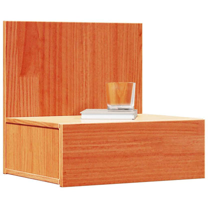 Comodino con cassetto Marrone cerato 42 x 32,5 x 40 cm
