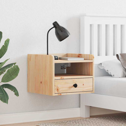 Comodino 2 pcs Marrone 38 x 36 x 29,5 cm Legno di pino massello
