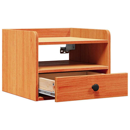 Comodino con cassetto Marrone cerato 38 x 36 x 29,5 cm