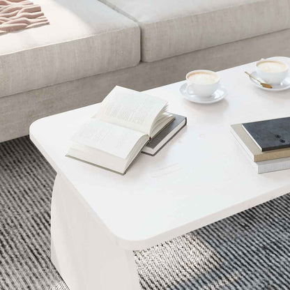 Tavolino da salotto Bianco 80 x 50 x 31 cm