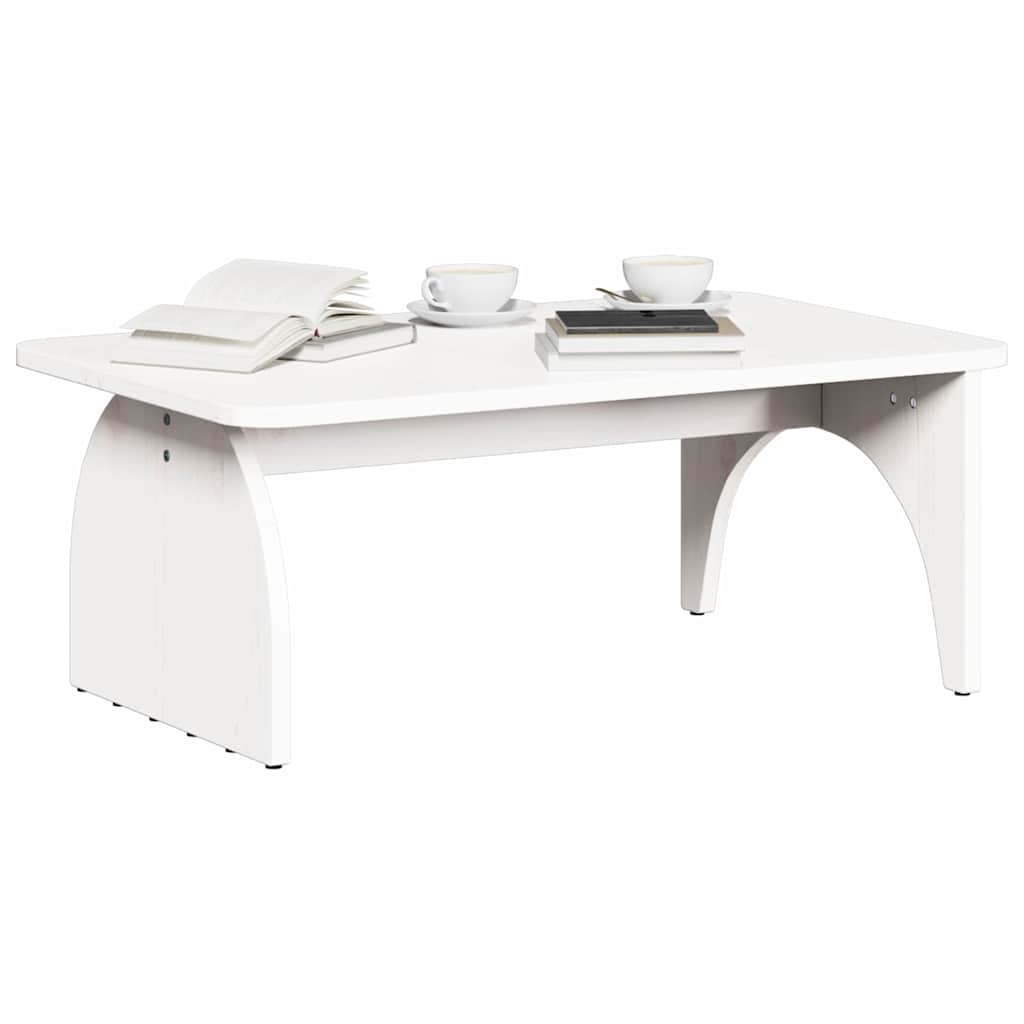 Tavolino da salotto Bianco 80 x 50 x 31 cm