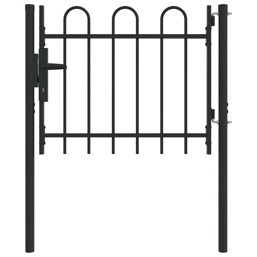 Cancello per recinzione con blocco Grigio 103 x 250 cm