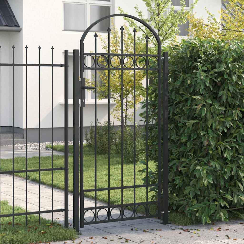 Palo della recinzione Grigio 200 x 88 x 14 cm Acciaio