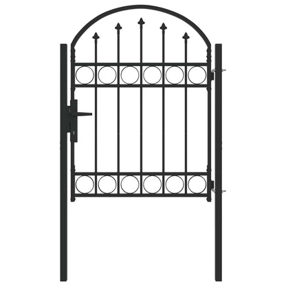 Cancello per recinzione con blocco Grigio 100 x 125 cm