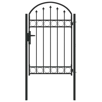 Cancello per recinzione con blocco Grigio 100 x 150 cm