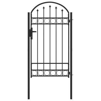 Cancello per recinzione con blocco Grigio 100 x 175 cm