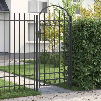Cancello per recinzione con blocco Grigio 100 x 195 cm