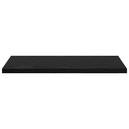 Scaffale 4 pcs Nero 40 x 20 x 1,5 cm Legno multistrato