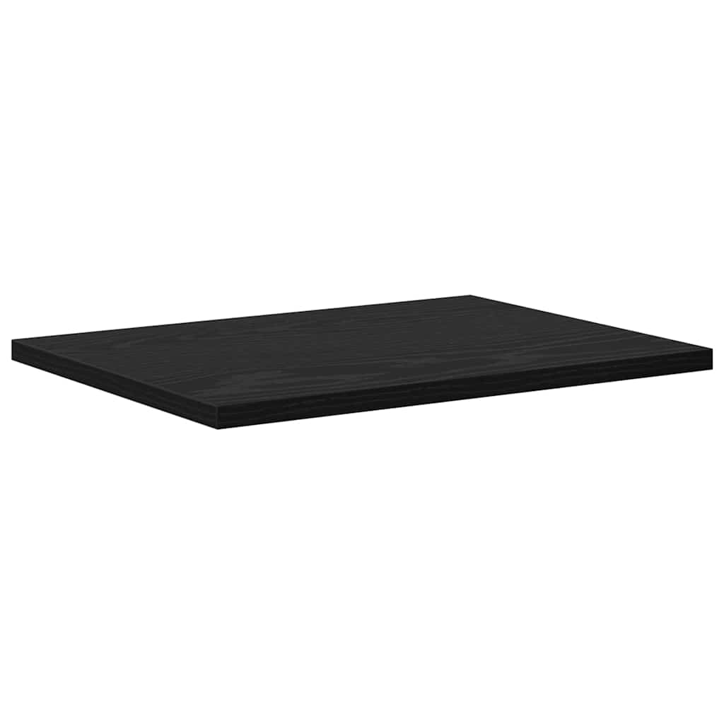 Scaffale 4 pcs Nero 40 x 30 x 1,5 cm Legno multistrato