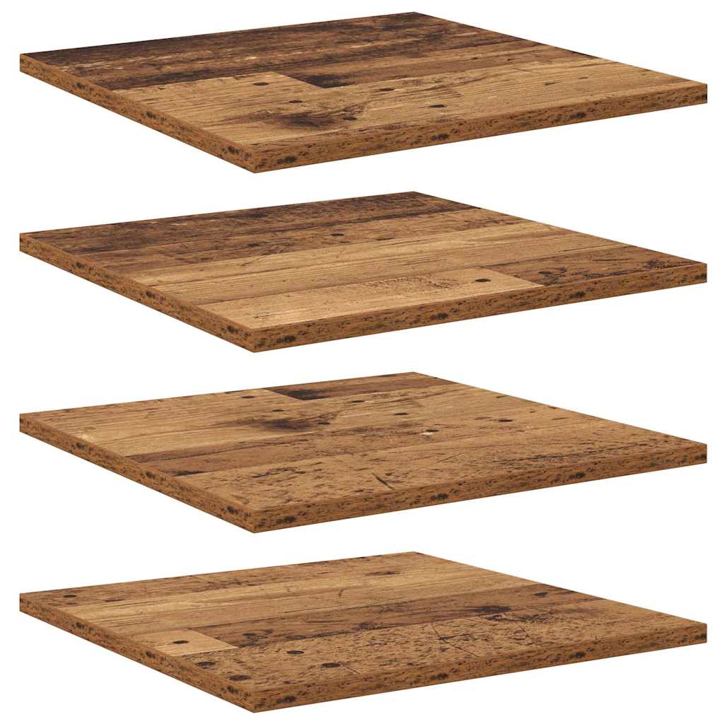 Scaffale 4 pcs Marrone 40 x 40 x 1,5 cm Legno multistrato
