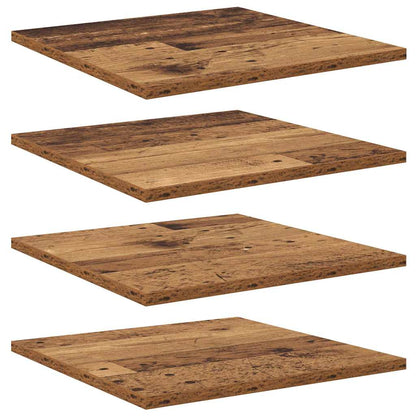 Scaffale 4 pcs Marrone 40 x 40 x 1,5 cm Legno multistrato