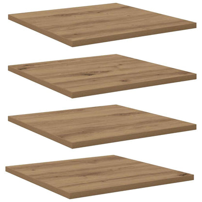 Scaffale 4 pcs Marrone 40 x 40 x 1,5 cm Legno multistrato