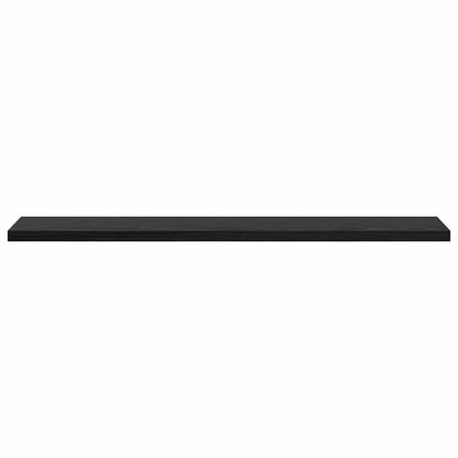 Scaffale 4 pcs Nero 60 x 10 x 1,5 cm Legno multistrato