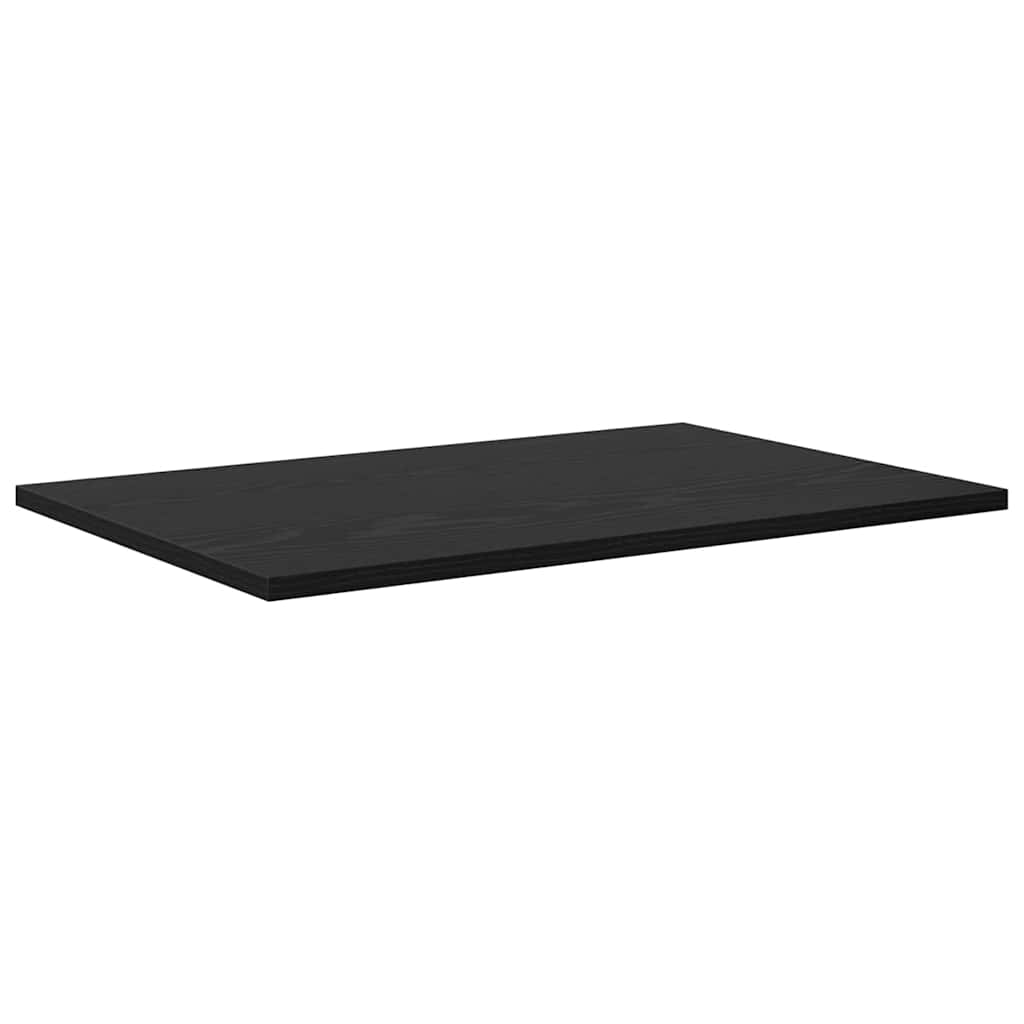 Scaffale 4 pcs Nero 60 x 40 x 1,5 cm Legno multistrato
