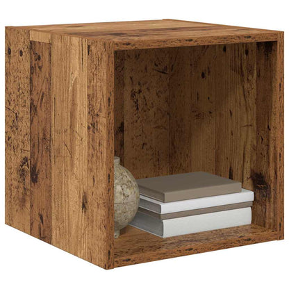 Armadietto a muro 2 pcs Legno vecchio 37 x 37 x 37 cm