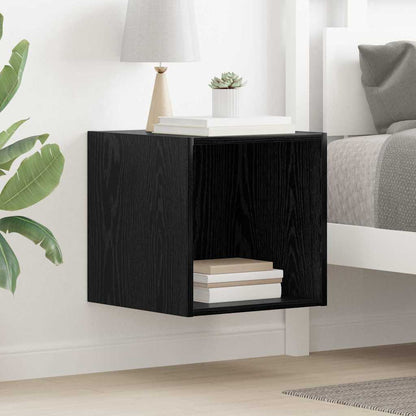 Armadietto a muro Rovere Nero 37 x 37 x 37 cm Legno multistrato