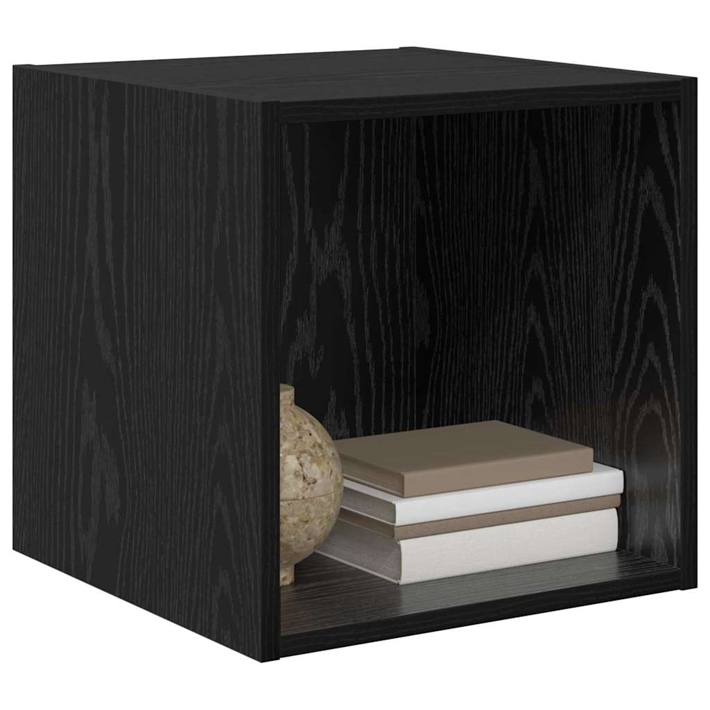 Armadietto a muro Rovere Nero 37 x 37 x 37 cm Legno multistrato