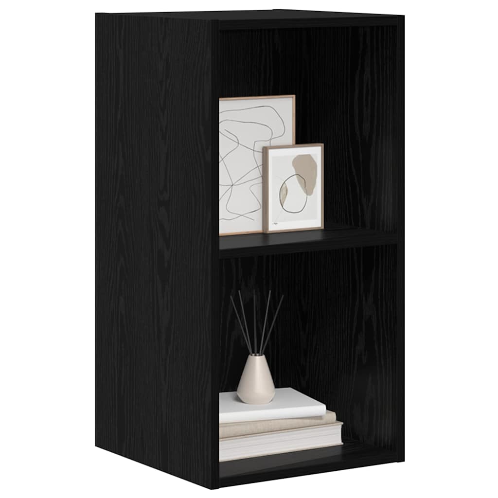 Set mobile TV Rovere Nero 37 x 37 x 72 cm Legno multistrato