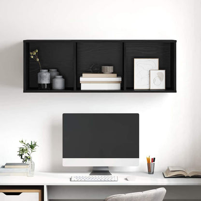Set mobile TV Rovere Nero 37 x 37 x 107 cm Legno multistrato