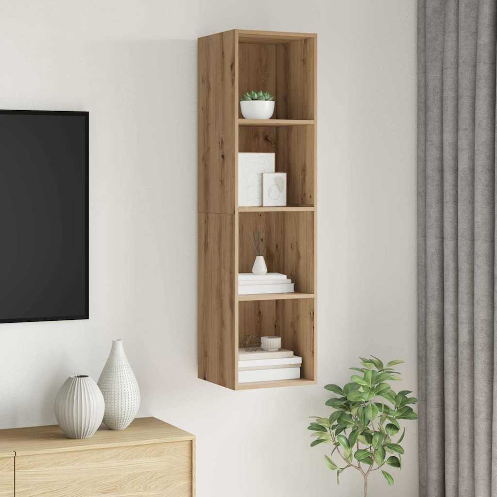 Set mobile TV Rovere artigianale 37 x 37 x 142,5 cm