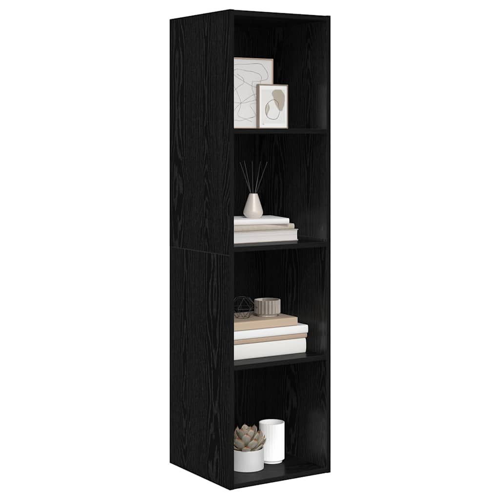 Set mobile TV Rovere Nero 37 x 37 x 142,5 cm Legno multistrato