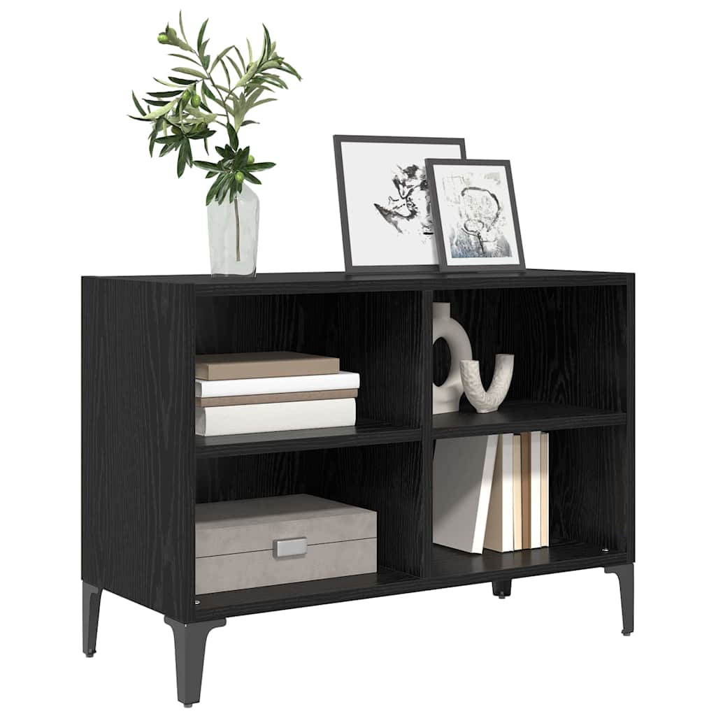 Set mobile TV Nero 69,5 x 30 x 50 cm Legno multistrato