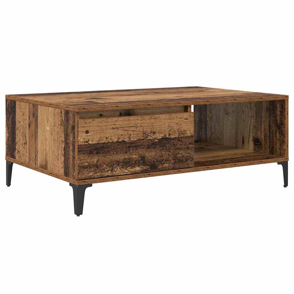 Tavolino da salotto Legno vecchio 90 x 60 x 35 cm