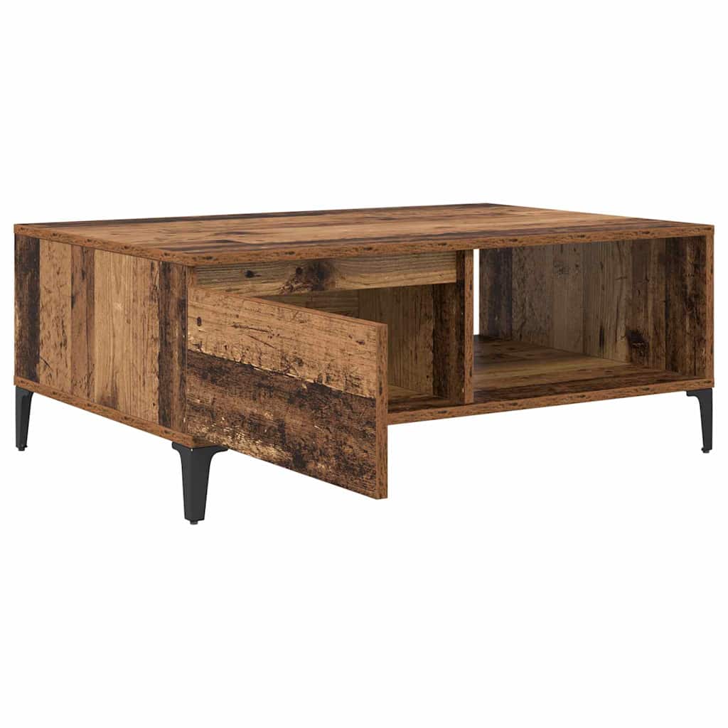 Tavolino da salotto Legno vecchio 90 x 60 x 35 cm