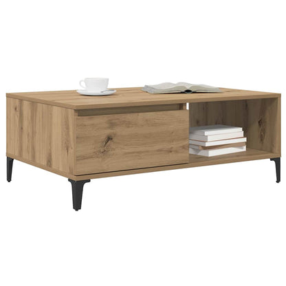 Tavolino da salotto Rovere artigianale 90 x 60 x 35 cm