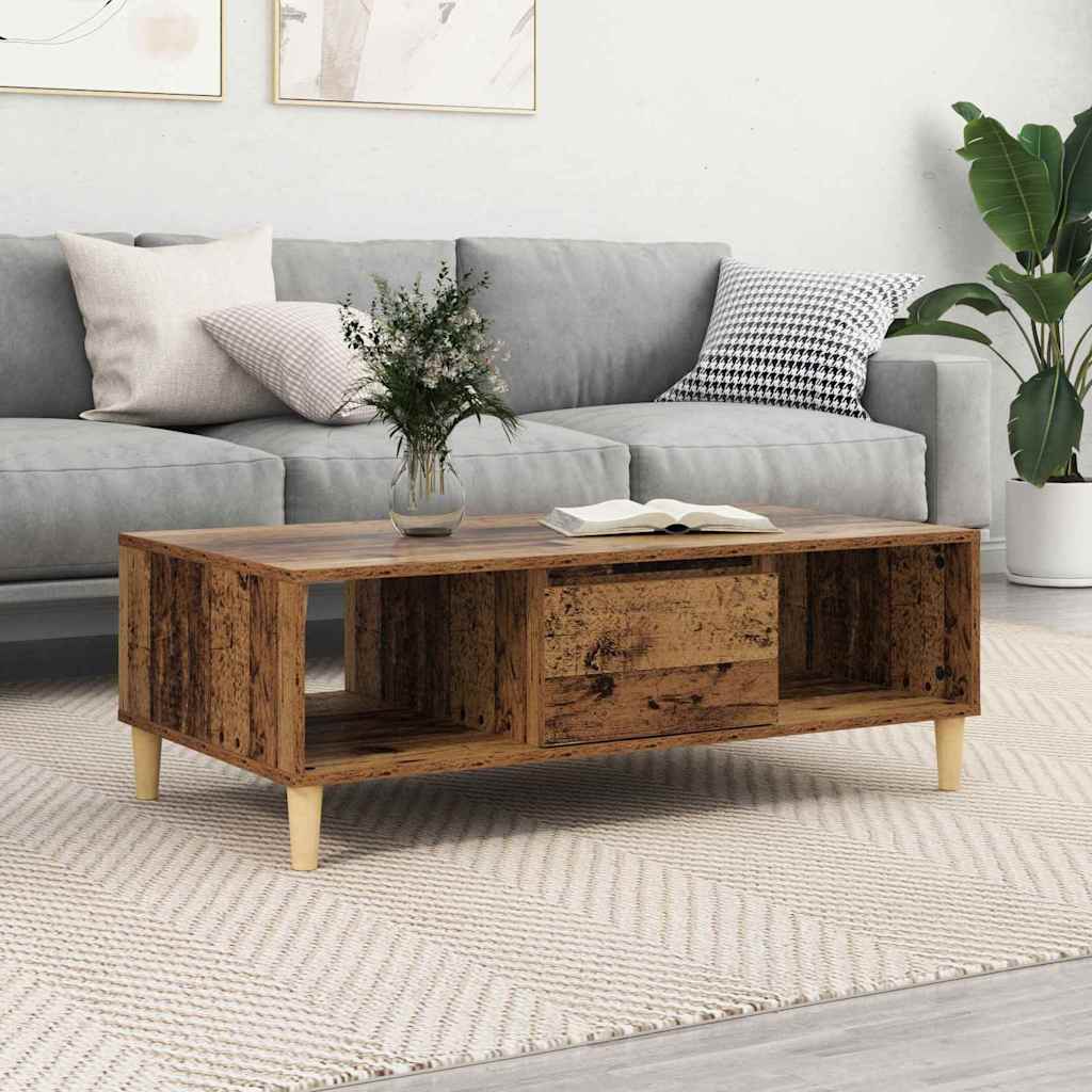 Tavolino da salotto Legno vecchio 102 x 55 x 35 cm