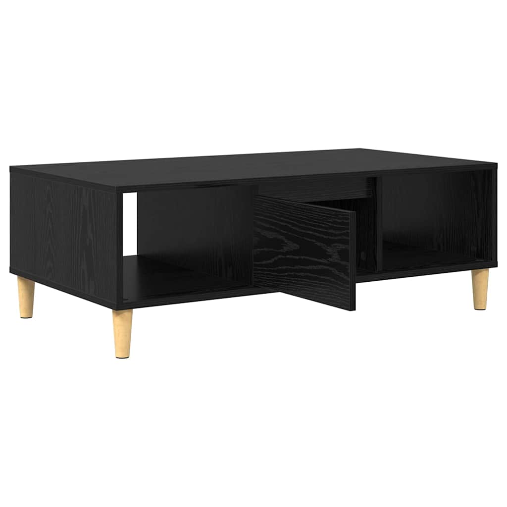 Tavolino da salotto Rovere Nero 102 x 55 x 35 cm