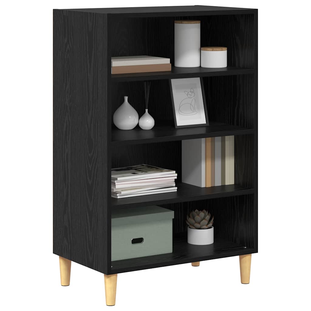 Credenza Rovere Nero 57 x 35 x 89.5 cm Legno multistrato