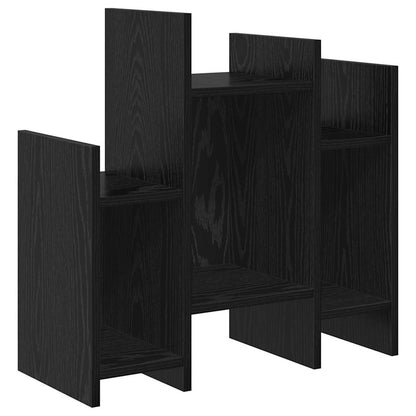 Mobile laterale Rovere Nero 60 x 26 x 60 cm Legno multistrato