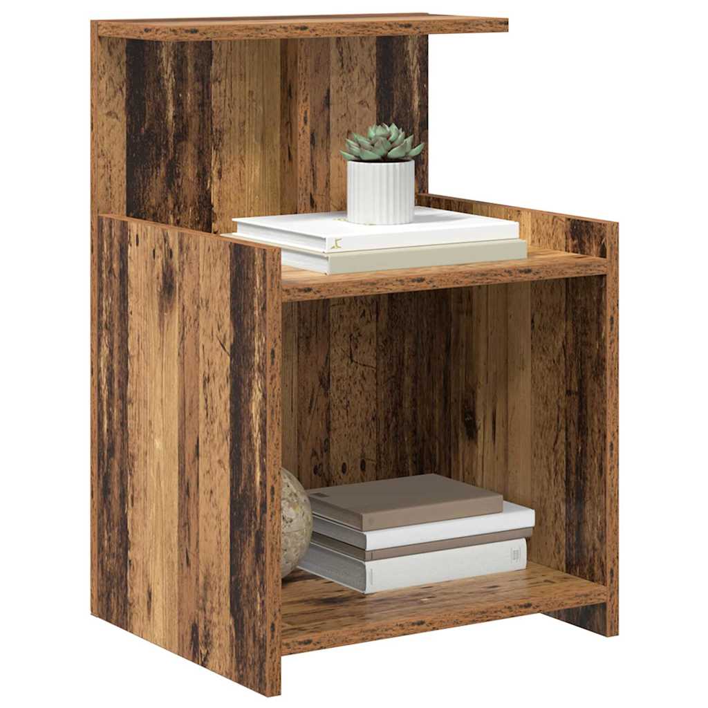 Armadio da Notte 2 pcs Legno vecchio 40 x 35 x 60 cm