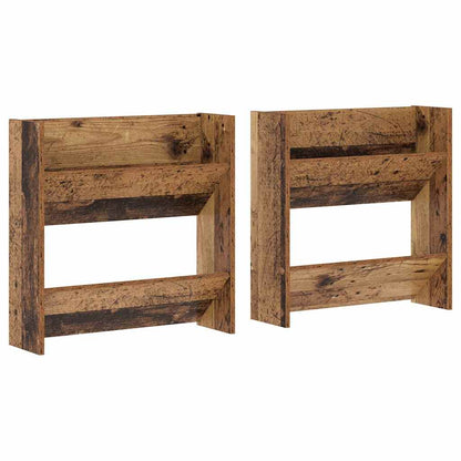 Mobile per scarpe 2 pcs Legno vecchio 60 x 18 x 60 cm