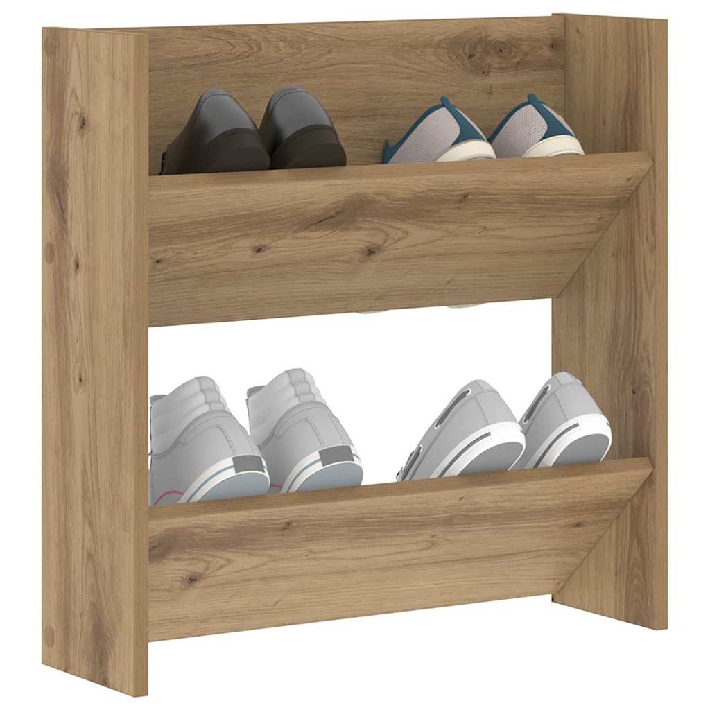 Mobile per scarpe Rovere artigianale 60 x 18 x 60 cm