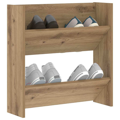 Mobile per scarpe Rovere artigianale 60 x 18 x 60 cm
