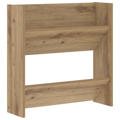 Mobile per scarpe 2 pcs Rovere artigianale 60 x 18 x 60 cm