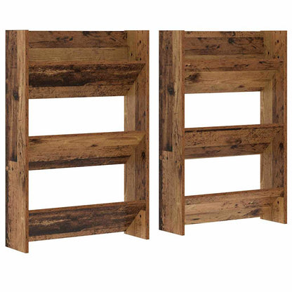 Mobile per scarpe 2 pcs Legno vecchio 60 x 18 x 90 cm