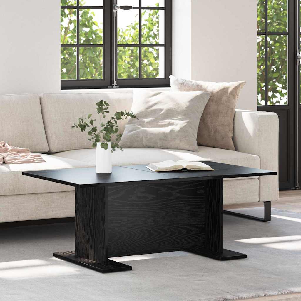Tavolino da salotto Rovere nero 103,5 x 60 x 40 cm