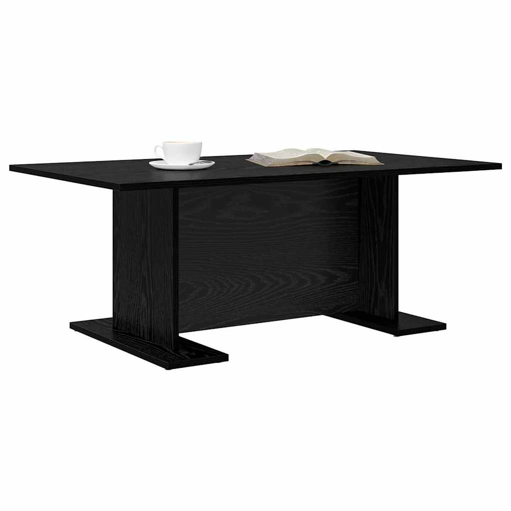 Tavolino da salotto Rovere nero 103,5 x 60 x 40 cm