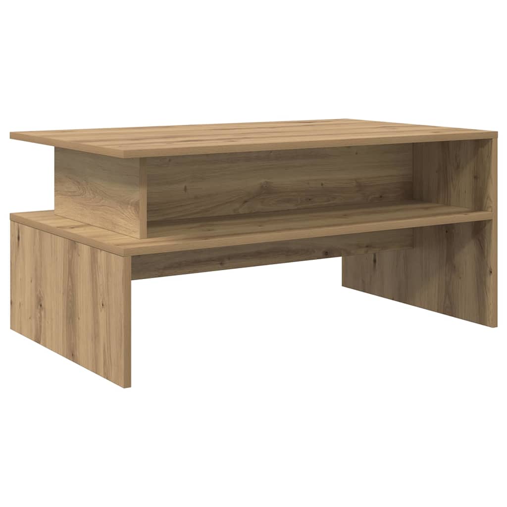 Tavolino da salotto Rovere artigianale 90 x 55 x 42,5 cm