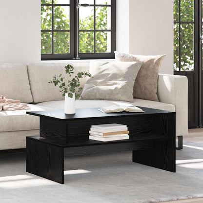 Tavolino da salotto Rovere Nero 90 x 55 x 42,5 cm