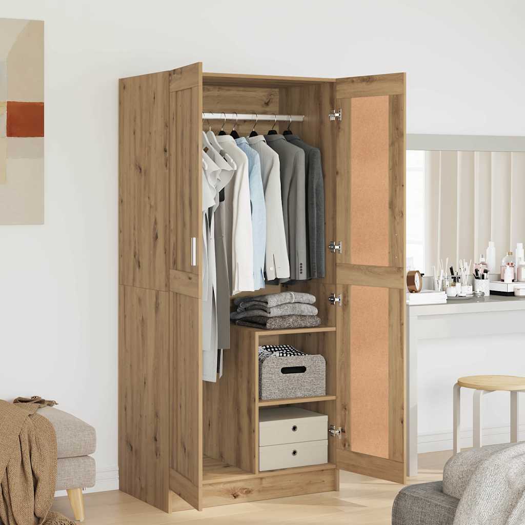 Guardaroba con porta Rovere Artigianale 82,5 x 51,5 x 180 cm