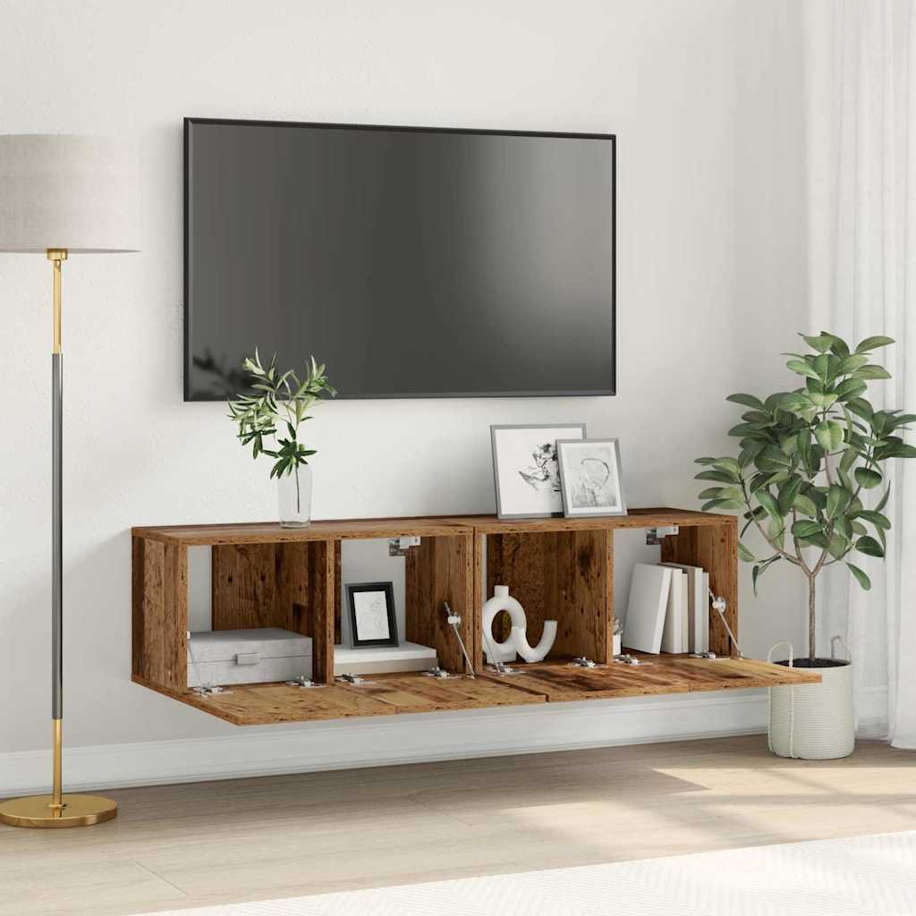 Set mobile TV 2 pcs Multicolore 60 x 30 x 30 cm