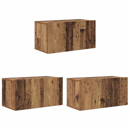 Set mobile TV 3 pcs Marrone 60 x 30 x 30 cm Legno multistrato