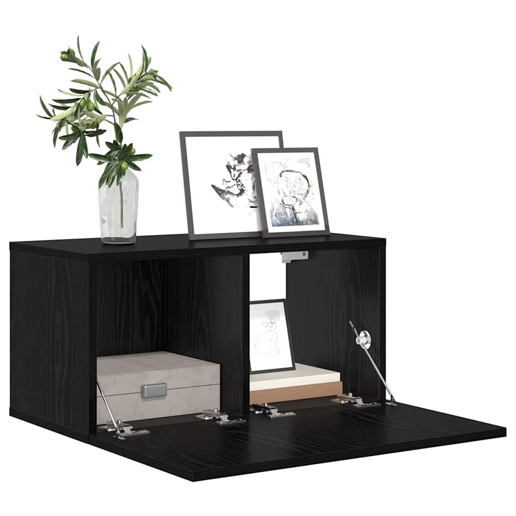 Set mobile TV 3 pcs Nero 60 x 30 x 30 cm Legno multistrato
