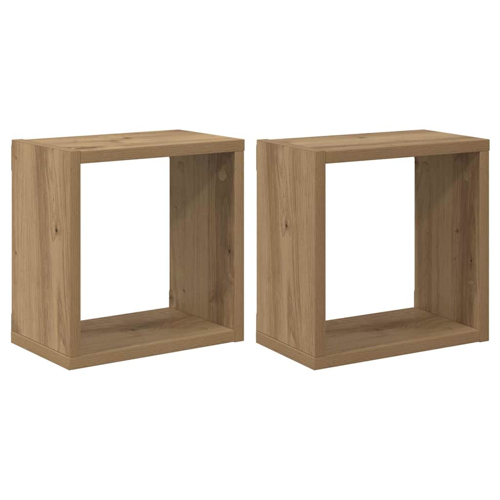 Scaffali da parete Rovere artigianale Legno multistrato