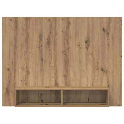 Set mobile TV Rovere artigianale 120 x 23,5 x 90 cm
