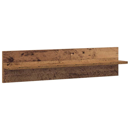 Scaffale da parete 2 pcs Legno vecchio 80 x 11,5 x 18 cm